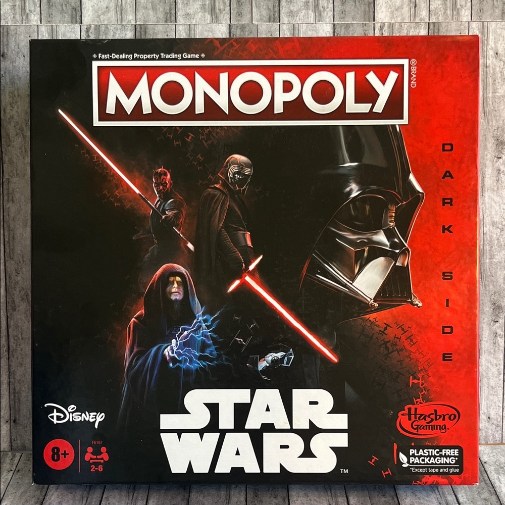 Monopoly Star Wars Dark Side Board Game - Black & Red